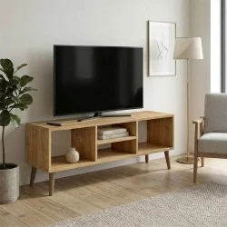 Έπιπλο τηλεόρασης Loren  χρώμα sapphire oak 120x30x40εκ.