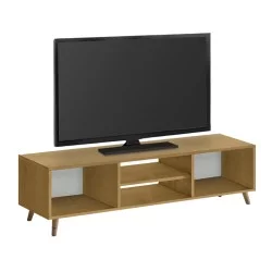 Έπιπλο τηλεόρασης Loren  χρώμα sapphire oak 120x30x40εκ.