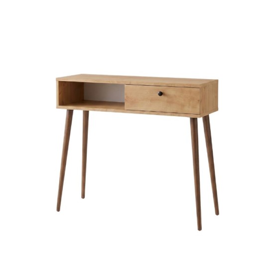 Κονσόλα Napoli  χρώμα sapphire oak 90x29x88εκ.