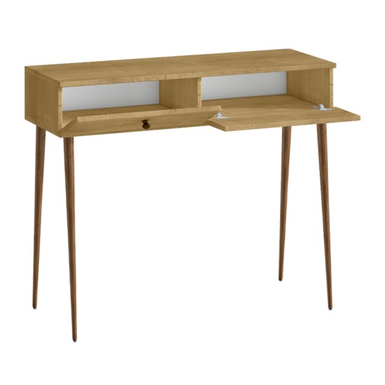 Κονσόλα Alis  χρώμα sapphire oak 110x29x88εκ.