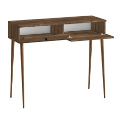 Κονσόλα Alis  χρώμα καρυδί 110x29x88εκ.