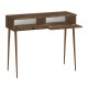 Κονσόλα Alis  χρώμα καρυδί 110x29x88εκ.