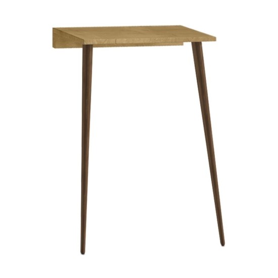 Κονσόλα επιτοίχια Moca  χρώμα sapphire oak 60x22x77εκ.