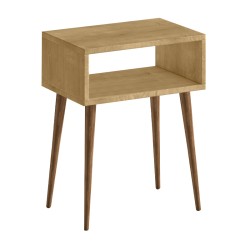 Κομοδίνο Gola  χρώμα sapphire oak 45x30x58εκ.