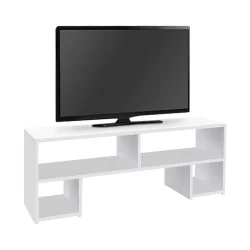 Έπιπλο τηλεόρασης Dabi  χρώμα λευκό 120x30x40εκ.