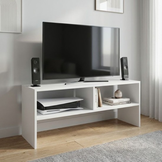 Έπιπλο τηλεόρασης Beirut  χρώμα λευκό 80x30x40εκ.