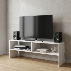 Έπιπλο τηλεόρασης Beirut  χρώμα λευκό 120x30x40εκ.