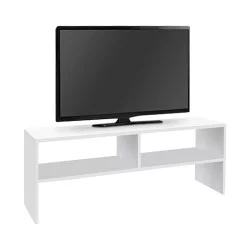 Έπιπλο τηλεόρασης Beirut  χρώμα λευκό 120x30x40εκ.