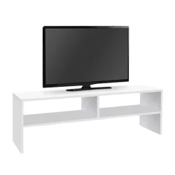 Έπιπλο τηλεόρασης Beirut  χρώμα λευκό 150x30x40εκ.