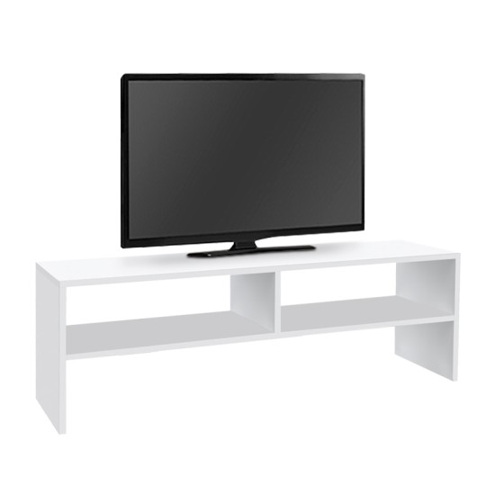 Έπιπλο τηλεόρασης Beirut  χρώμα λευκό 150x30x40εκ.