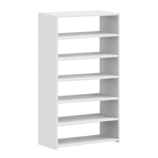 Παπουτσοθήκη Goya  χρώμα λευκό 70x30x120εκ.