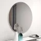 Καθρέπτης τοίχου Losta  χρώμα λευκό 60x60x2,2εκ.