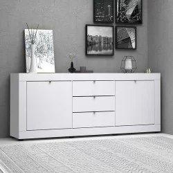 Μπουφές Ocean  χρώμα λευκό 210x45x86εκ.