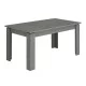 Τραπέζι Denzel  χρώμα γκρι σκυροδέματος 120x80x76εκ.