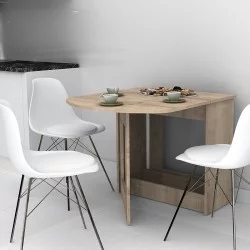 Τραπέζι Winslet  επεκτεινόμενο χρώμα φυσικό οξιάς 34(63+63)x80x76εκ.