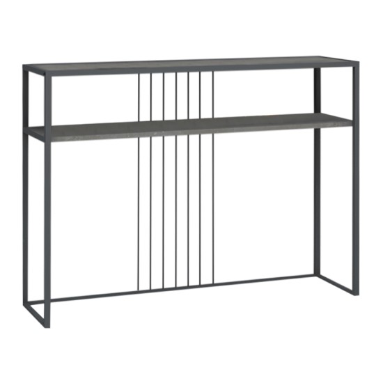 Κονσόλα Kary χρώμα γκρι σκυροδέματος 120x33x90εκ. Κονσόλα Kary χρώμα γκρι σκυροδέματος 120x33x90εκ.