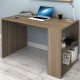 Γραφείο εργασίας Mikro  χρώμα καρυδί 120x60x75εκ.