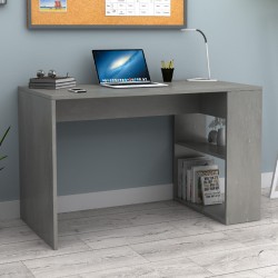 Γραφείο εργασίας Mikro  χρώμα γκρι σκυροδέματος 120x60x75εκ.