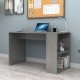 Γραφείο εργασίας Mikro  χρώμα γκρι σκυροδέματος 120x60x75εκ.