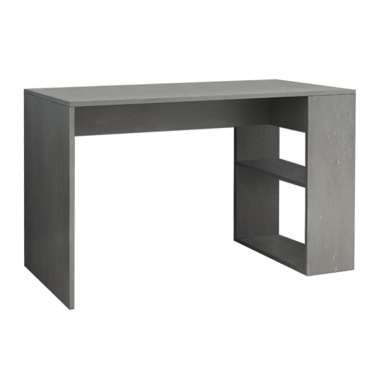 Γραφείο εργασίας Mikro  χρώμα γκρι σκυροδέματος 120x60x75εκ.