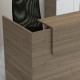 Γραφείο υποδοχής - reception Lemmon χρώμα καρυδί 120x70x110εκ. Γραφείο υποδοχής - reception Lemmon χρώμα καρυδί 120x70x110εκ.