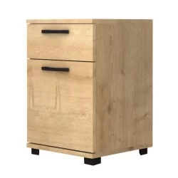 Κομοδίνο - Συρταριέρα γραφείου Veto  χρώμα φυσικό οξιάς 40x39x57εκ.