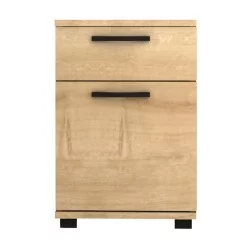 Κομοδίνο - Συρταριέρα γραφείου Veto  χρώμα φυσικό οξιάς 40x39x57εκ.