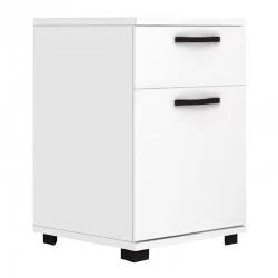 Κομοδίνο - Συρταριέρα γραφείου Veto  χρώμα λευκό 40x39x57εκ.