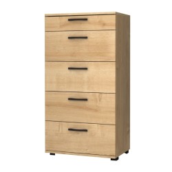 Συρταριέρα Helia  χρώμα φυσικό οξιάς 60x44x108εκ. Συρταριέρα Helia  χρώμα φυσικό οξιάς 60x44x108εκ.