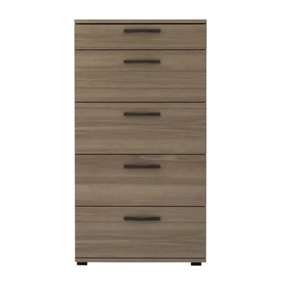 Συρταριέρα Helia  χρώμα καρυδί 60x44x108εκ.