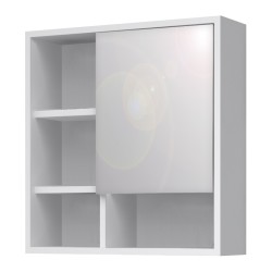 Καθρέπτης μπάνιου Demo Μegapap χρώμα λευκό 60x17,5x60εκ. Καθρέπτης μπάνιου Demo Μegapap χρώμα λευκό 60x17,5x60εκ.