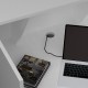 Γραφείο υποδοχής - reception Gemini χρώμα λευκό 90x50x110εκ. Γραφείο υποδοχής - reception Gemini χρώμα λευκό 90x50x110εκ.