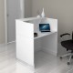 Γραφείο υποδοχής - reception Gemini χρώμα λευκό 100x70x110εκ. Γραφείο υποδοχής - reception Gemini χρώμα λευκό 100x70x110εκ.