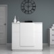 Γραφείο υποδοχής - reception Gemini χρώμα λευκό 120x70x110εκ. Γραφείο υποδοχής - reception Gemini χρώμα λευκό 120x70x110εκ.