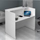Γραφείο υποδοχής - reception Gemini χρώμα λευκό 120x70x110εκ. Γραφείο υποδοχής - reception Gemini χρώμα λευκό 120x70x110εκ.