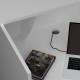 Γραφείο υποδοχής - reception Gemini χρώμα λευκό 120x70x110εκ. Γραφείο υποδοχής - reception Gemini χρώμα λευκό 120x70x110εκ.