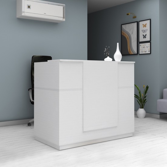 Γραφείο υποδοχής - reception Gemini χρώμα λευκό 150x70x110εκ. Γραφείο υποδοχής - reception Gemini χρώμα λευκό 150x70x110εκ.