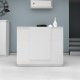 Γραφείο υποδοχής - reception Gemini χρώμα λευκό 150x70x110εκ. Γραφείο υποδοχής - reception Gemini χρώμα λευκό 150x70x110εκ.