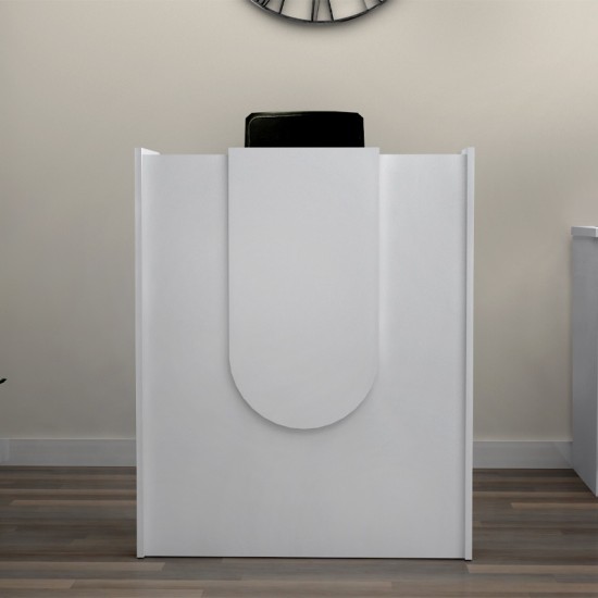 Γραφείο υποδοχής - reception Mezzo  χρώμα λευκό 90x40x110εκ.