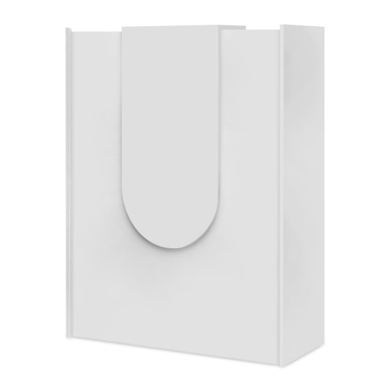 Γραφείο υποδοχής - reception Mezzo  χρώμα λευκό 90x40x110εκ.