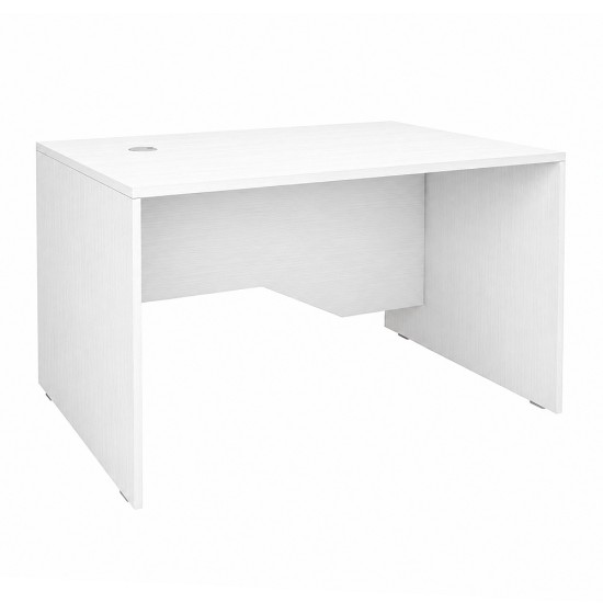 Γραφείο επαγγελματικό Venturo  χρώμα λευκό 120x80x75εκ.