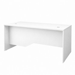 Γραφείο επαγγελματικό Venturo  χρώμα λευκό 180x80x75εκ.