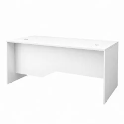 Γραφείο επαγγελματικό Venturo  χρώμα λευκό 180x80x75εκ.