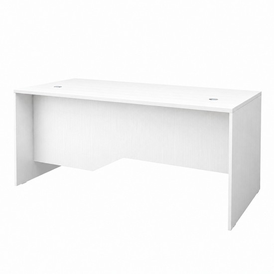 Γραφείο επαγγελματικό Venturo  χρώμα λευκό 180x80x75εκ.