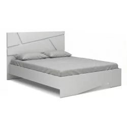 Κρεβάτι Efes  χρώμα λευκό 160x200εκ.