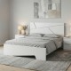 Κρεβάτι Efes  χρώμα λευκό 160x200εκ.