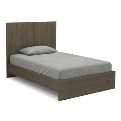 Κρεβάτι Troy  χρώμα καρυδί 120x200εκ.