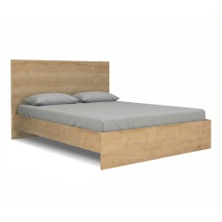 Κρεβάτι Troy  χρώμα φυσικό οξιάς 150x200εκ.