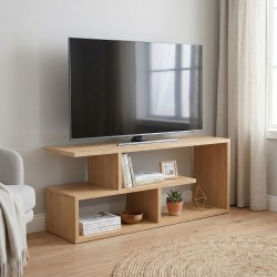 Έπιπλο τηλεόρασης Forever  χρώμα φυσικό οξιάς 100x30x40cm.