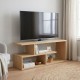 Έπιπλο τηλεόρασης Forever  χρώμα φυσικό οξιάς 100x30x40cm.